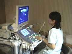 頸部血管超音波検査の写真